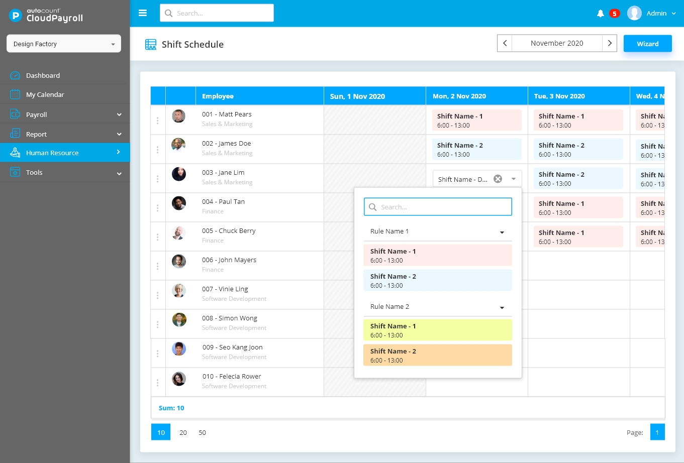 Malaysia AutoCount Cloud Payroll eAttendance