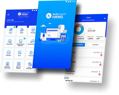 Singapore AutoCount HRMS Mobile App